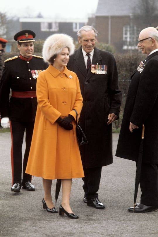 Die Schuhe der Queen in der Gallerie