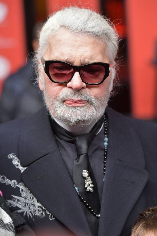 Karl Lagerfeld im Wandel der Zeit