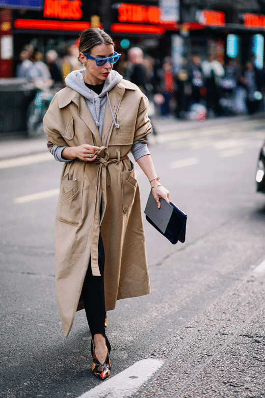 Street Style von der London Fashion Week