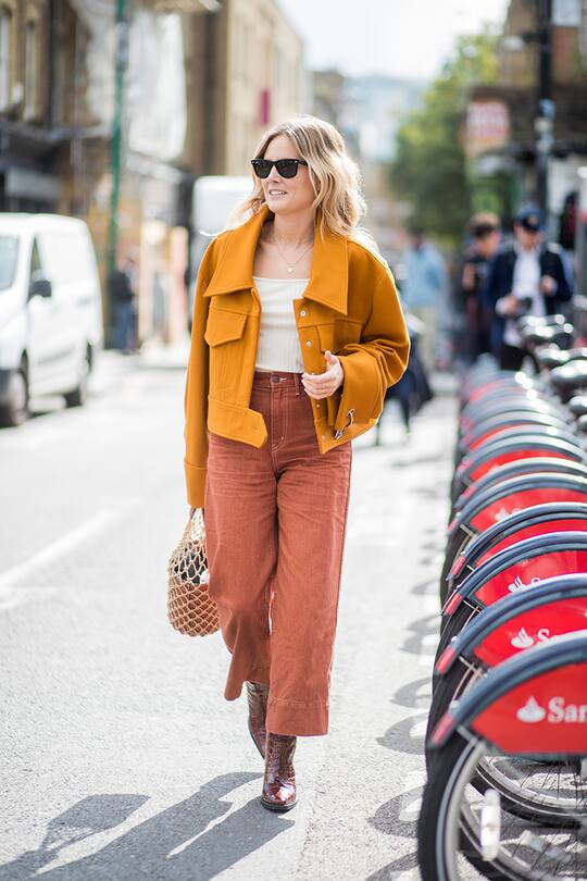 Street Style von der London Fashion Week