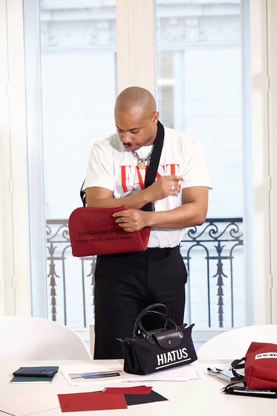 Kollaboration Longchamp und Shayne Oliver