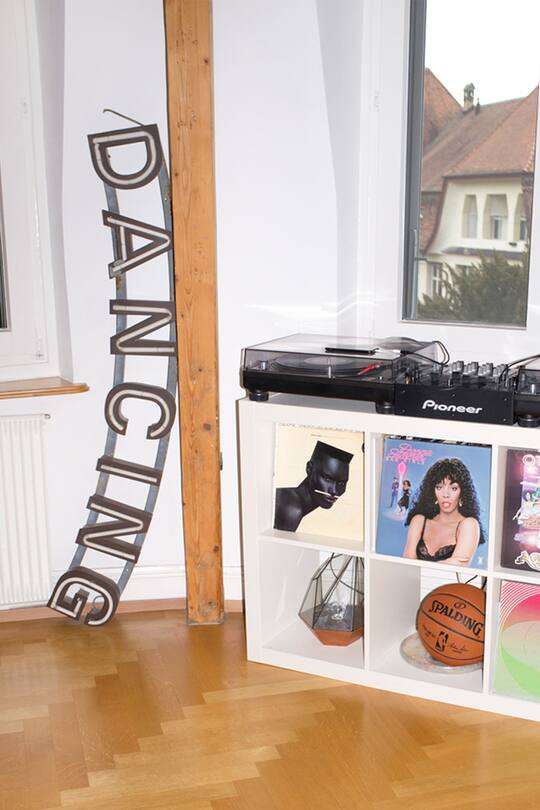 Plattensammlung Wohnung Nadja Stäubli