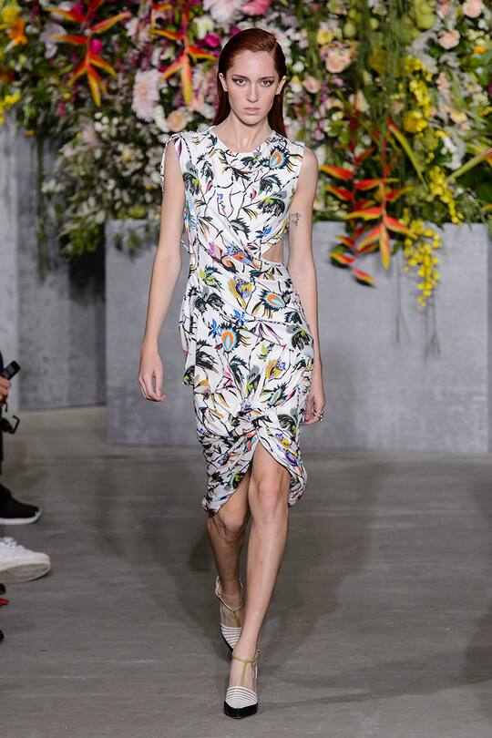 New York Fashion Week Frühjahr/Sommer 2018 Jason Wu Show Runway