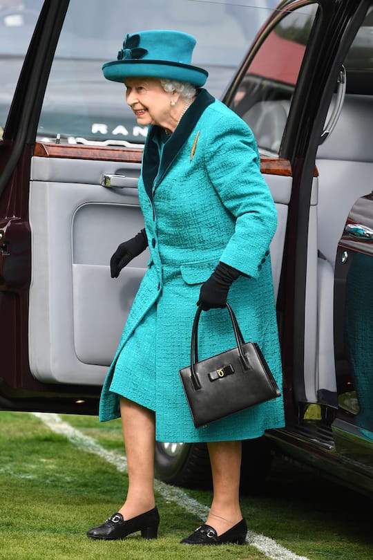 Die Schuhe der Queen in der Gallerie