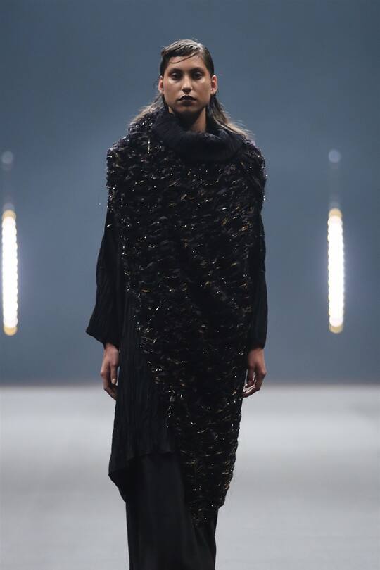 Die Looks von De Niz Christa de Carouge an der Mode Suisse Edition 12