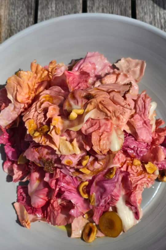 Das gabs bei Andreas Caminada für Christa Rigozzi zur Vorspeise.