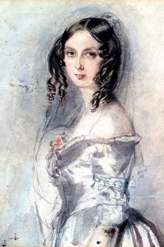 Portrait of English author and mathematician Ada Byron (later Lovelace, 1915 - 1852), circa 1835. (Photo by New York Public Library/Interim Archives/Getty Images)
