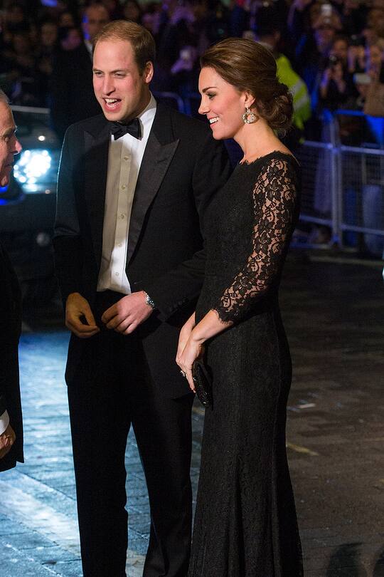 Herzogin Catherine Baby Schwangerschaft Übelkeit Treffen mit Harry Styles