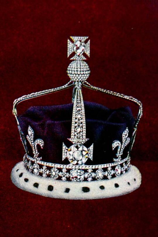 Die Krone mit dem Koh-I-Noor-Diamanten ist stark umstritten.