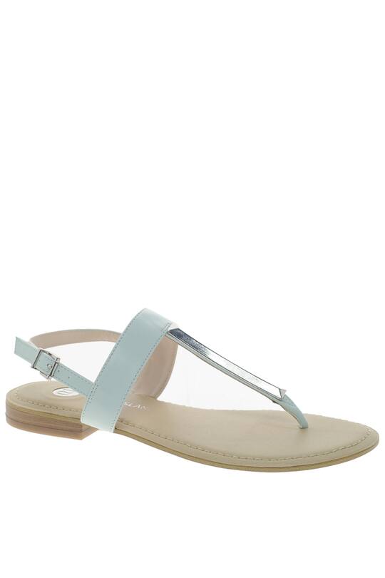 Metallische Sandalen