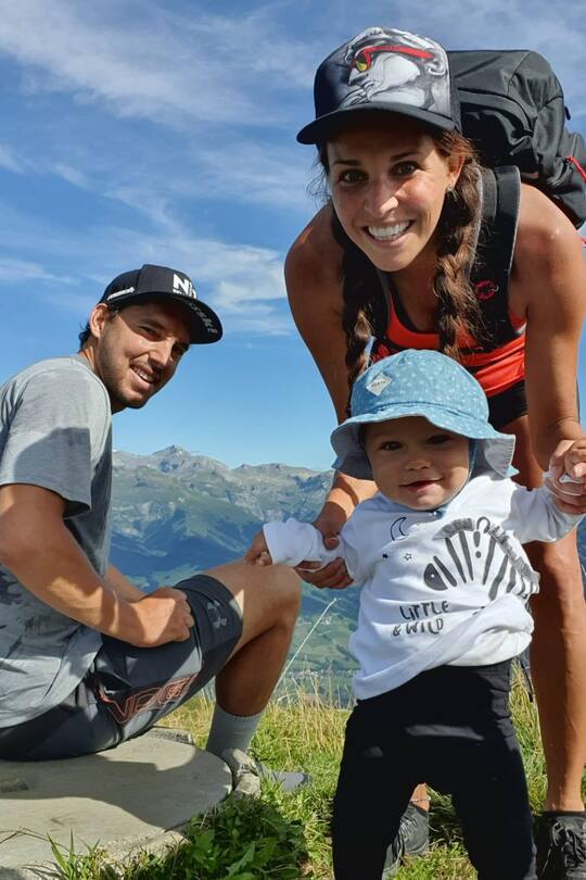 Carlo Janka mit Ellie und Jennifer