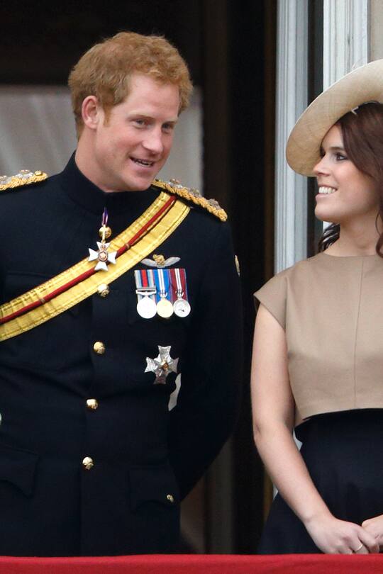 Prinz Harry und Prinzessin Eugenie