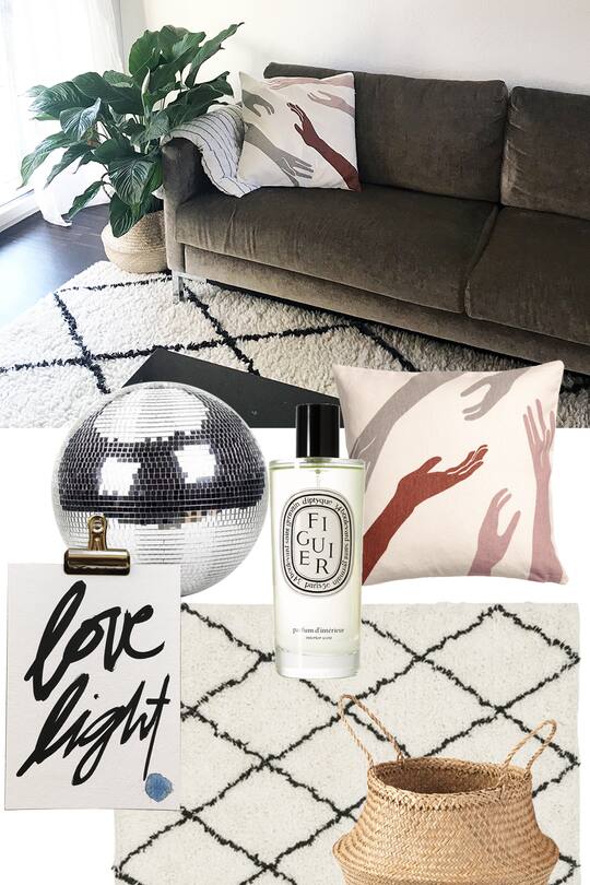 Im Wohnzimmer von Style Weekly Editor Carla