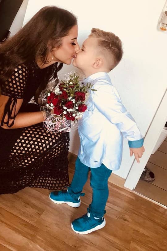 Sarah Lombardi mit Alessio