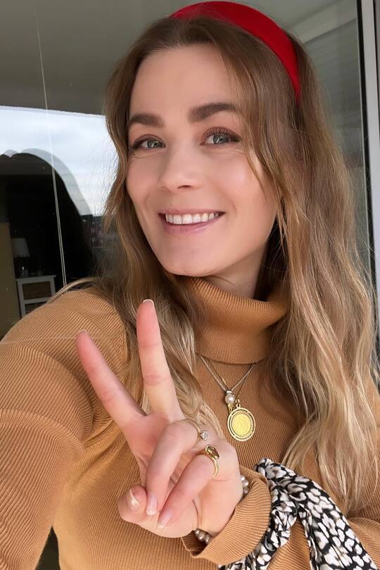 Liebt ihren Verlobten Drew Gage noch wie am ersten Tag – oder noch mehr: Dominique Rinderknecht.