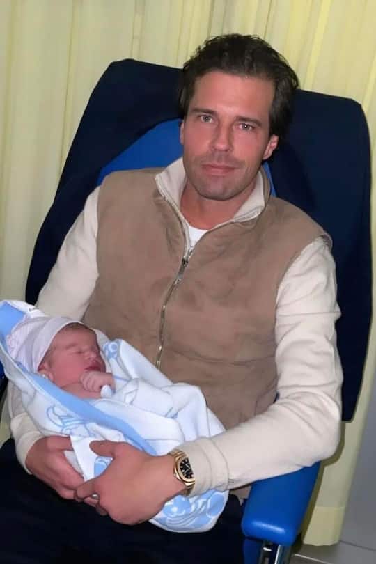 Vujo Gavric mit Sohn Novak