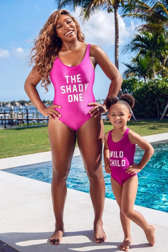 tennisstar Serena und Tochter