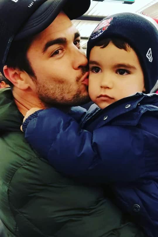 Rafael Beutl mit Sohn Louis 10/2019