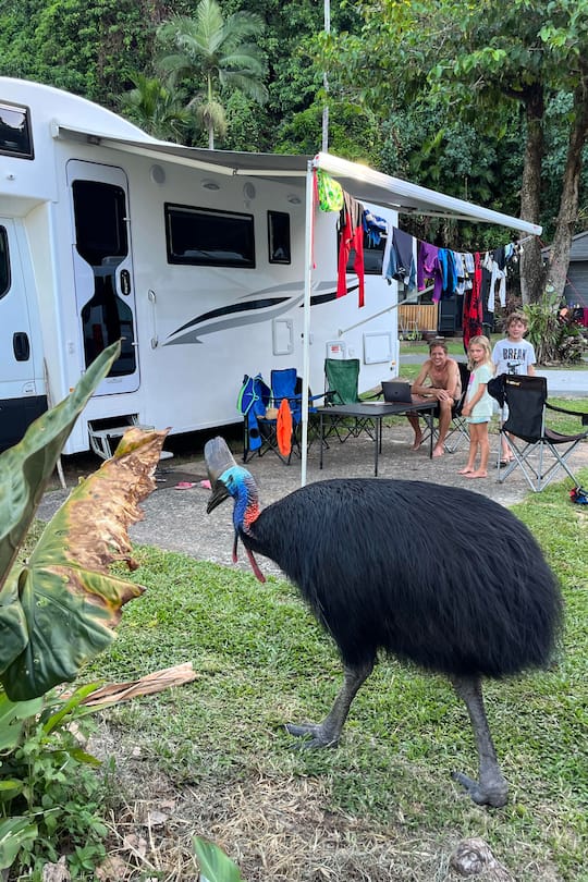 Nicola Spirig mit ihrer Familie in Australien, 2023 ©HO