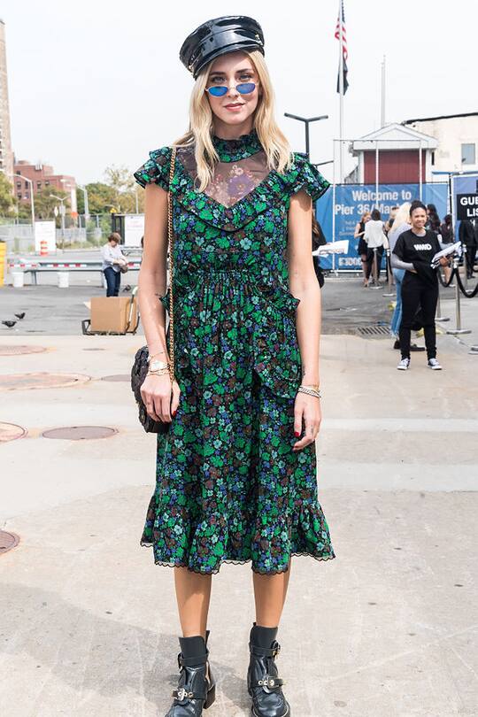 Chiara Ferragni an der NYFW
