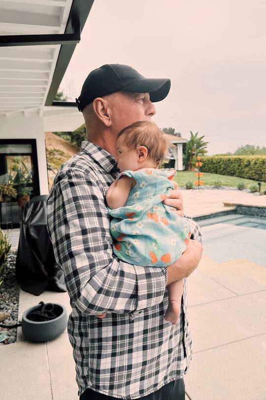 Bruce Willis mit Louetta