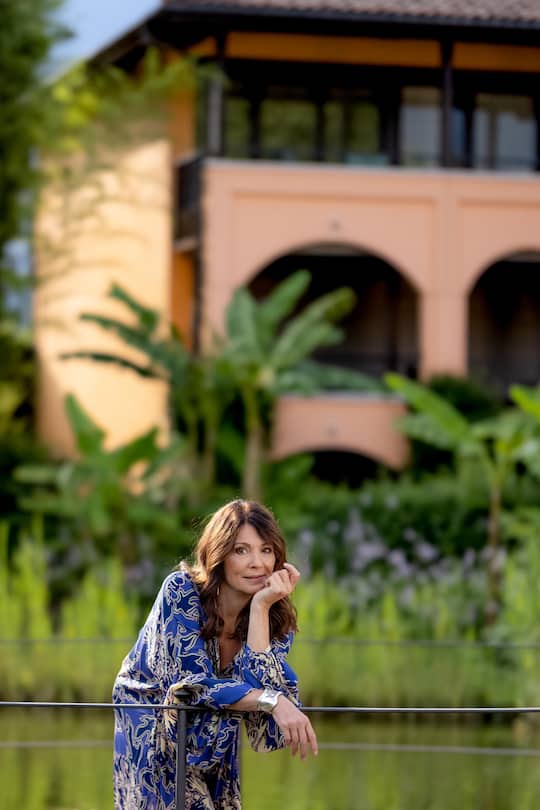 Iris Berben, deutsche Schauspielerin im Giardino Ascona 2021