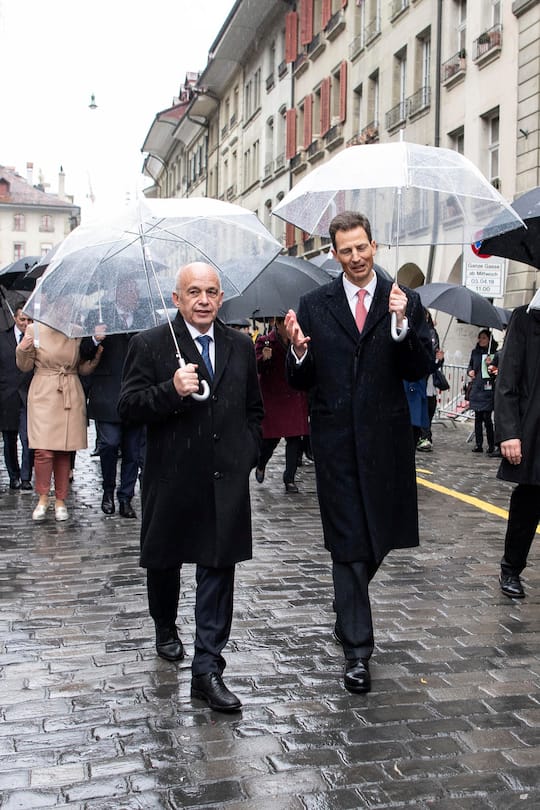 Erbprinz Alois Ueli Maurer Liechtenstein