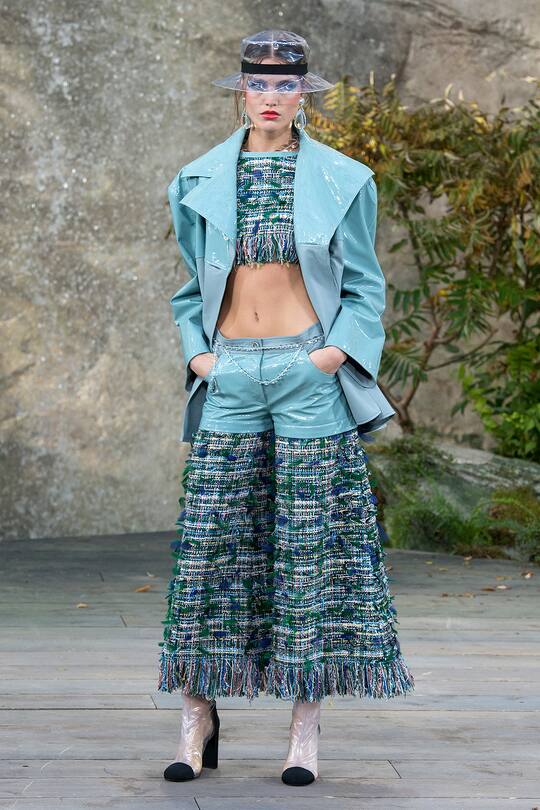 Look von der Chanel Frühjahr/Sommer 2018 Show in Paris