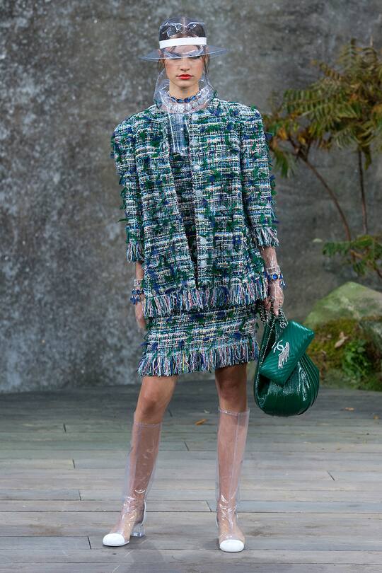 Look von der Chanel Frühjahr/Sommer 2018 Show in Paris