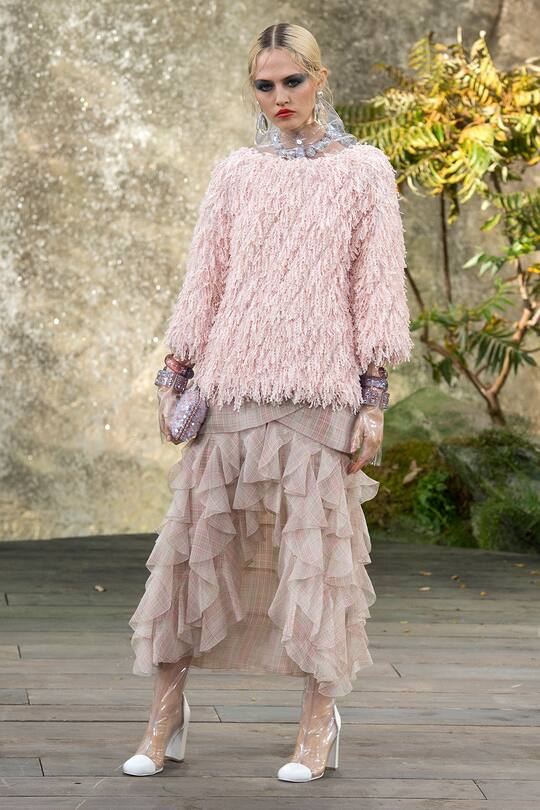 Look von der Chanel Frühjahr/Sommer 2018 Show in Paris