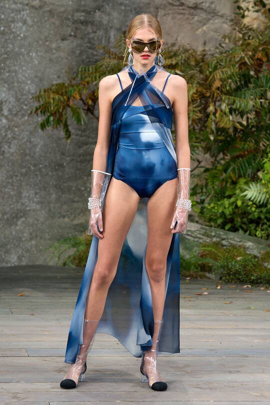 Look von der Chanel Frühjahr/Sommer 2018 Show in Paris