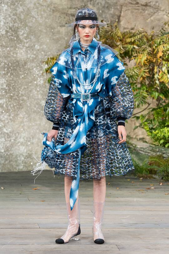 Look von der Chanel Frühjahr/Sommer 2018 Show in Paris