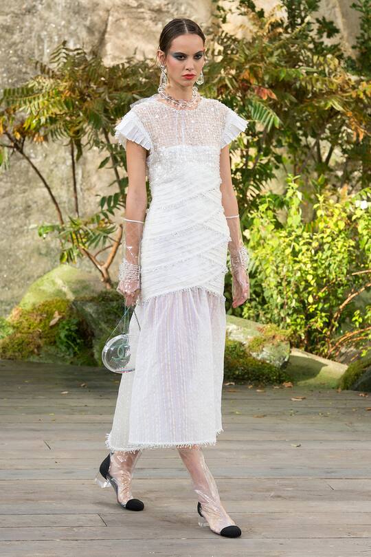 Look von der Chanel Frühjahr/Sommer 2018 Show in Paris