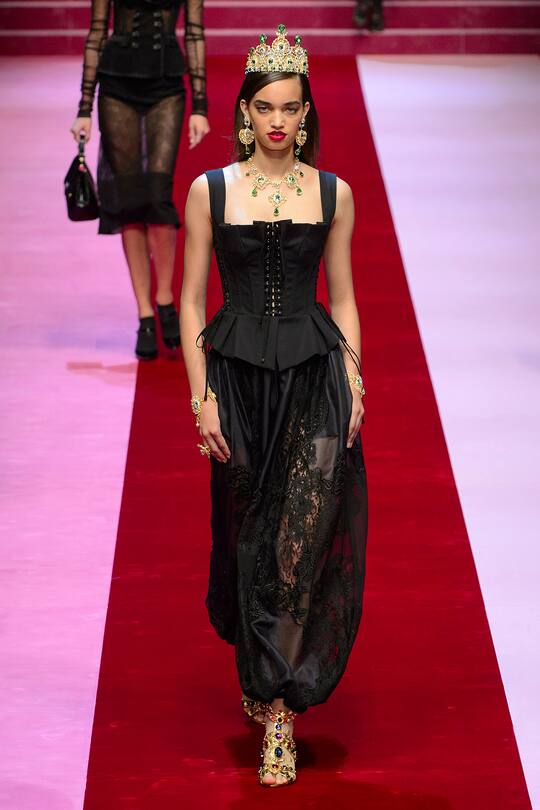 Dolce & Gabbana Frühjahr/Sommer 2018 Kollektion, Mailand Fashion Week