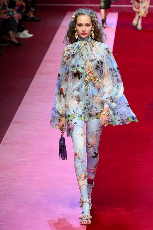 Dolce & Gabbana Frühjahr/Sommer 2018 Kollektion, Mailand Fashion Week