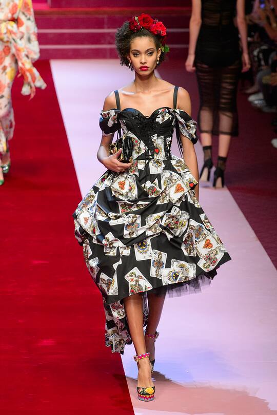 Dolce & Gabbana Frühjahr/Sommer 2018 Kollektion, Mailand Fashion Week