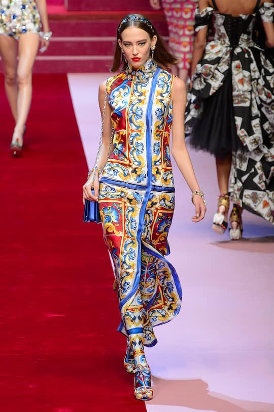 Dolce & Gabbana Frühjahr/Sommer 2018 Kollektion, Mailand Fashion Week