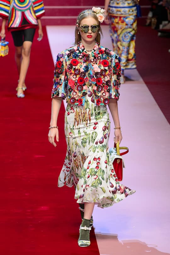 Dolce & Gabbana Frühjahr/Sommer 2018 Kollektion, Mailand Fashion Week