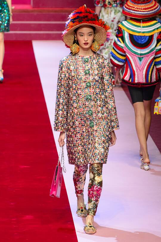 Dolce & Gabbana Frühjahr/Sommer 2018 Kollektion, Mailand Fashion Week