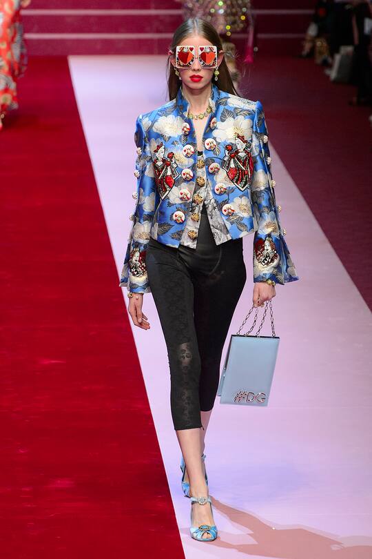 Dolce & Gabbana Frühjahr/Sommer 2018 Kollektion, Mailand Fashion Week