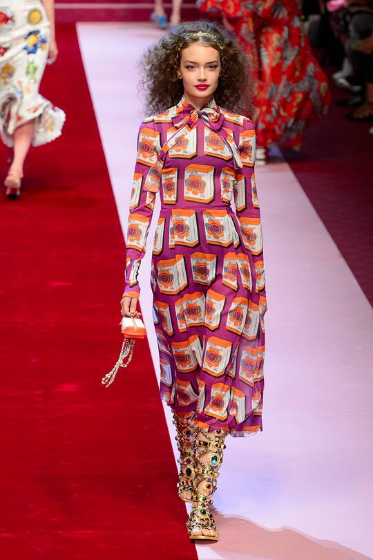 Dolce & Gabbana Frühjahr/Sommer 2018 Kollektion, Mailand Fashion Week