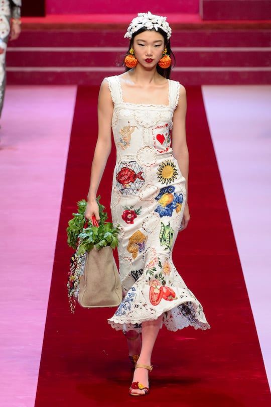 Dolce & Gabbana Frühjahr/Sommer 2018 Kollektion, Mailand Fashion Week