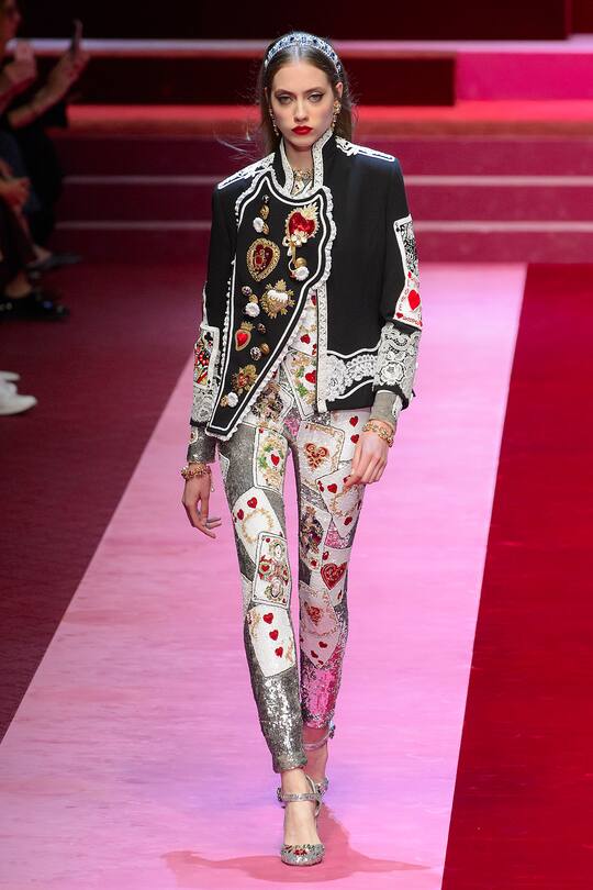Dolce & Gabbana Frühjahr/Sommer 2018 Kollektion, Mailand Fashion Week
