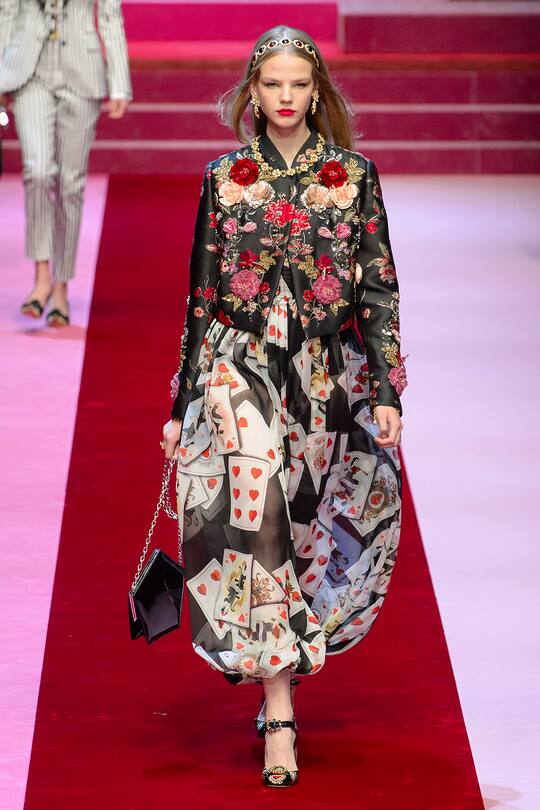 Dolce & Gabbana Frühjahr/Sommer 2018 Kollektion, Mailand Fashion Week