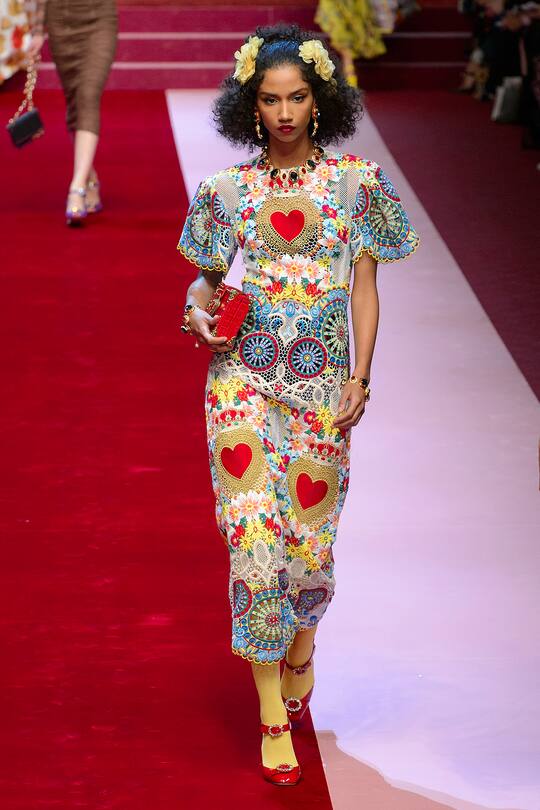 Dolce & Gabbana Frühjahr/Sommer 2018 Kollektion, Mailand Fashion Week