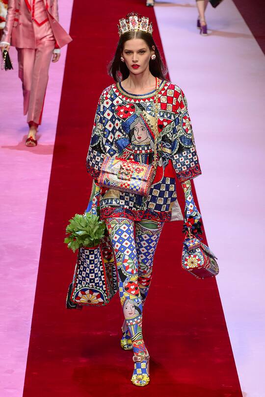Dolce & Gabbana Frühjahr/Sommer 2018 Kollektion, Mailand Fashion Week