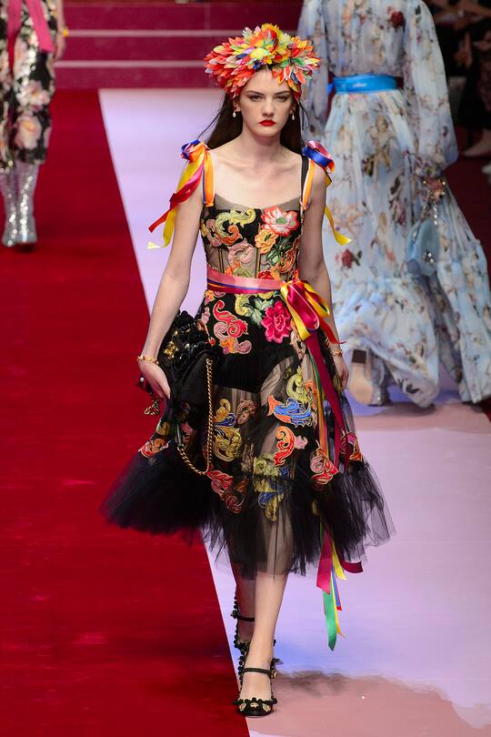 Dolce & Gabbana Frühjahr/Sommer 2018 Kollektion, Mailand Fashion Week