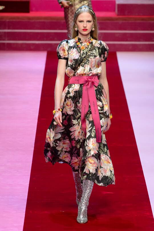 Dolce & Gabbana Frühjahr/Sommer 2018 Kollektion, Mailand Fashion Week