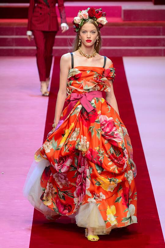 Dolce & Gabbana Frühjahr/Sommer 2018 Kollektion, Mailand Fashion Week