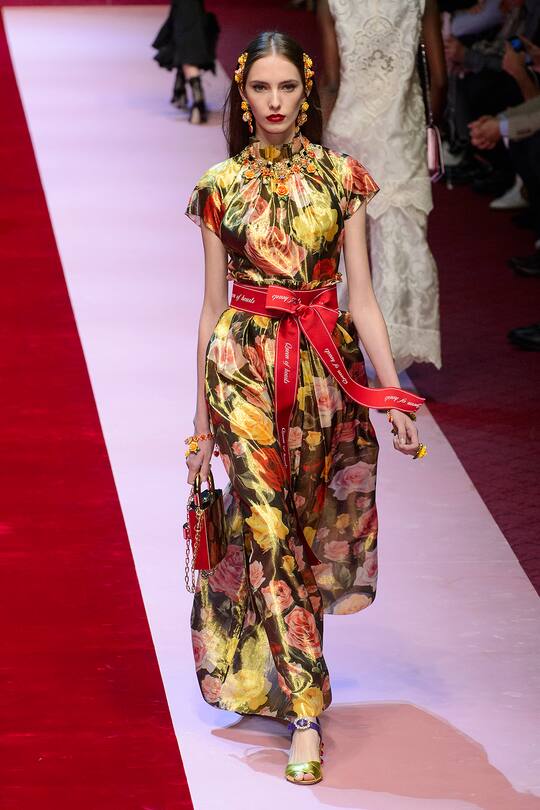 Dolce & Gabbana Frühjahr/Sommer 2018 Kollektion, Mailand Fashion Week